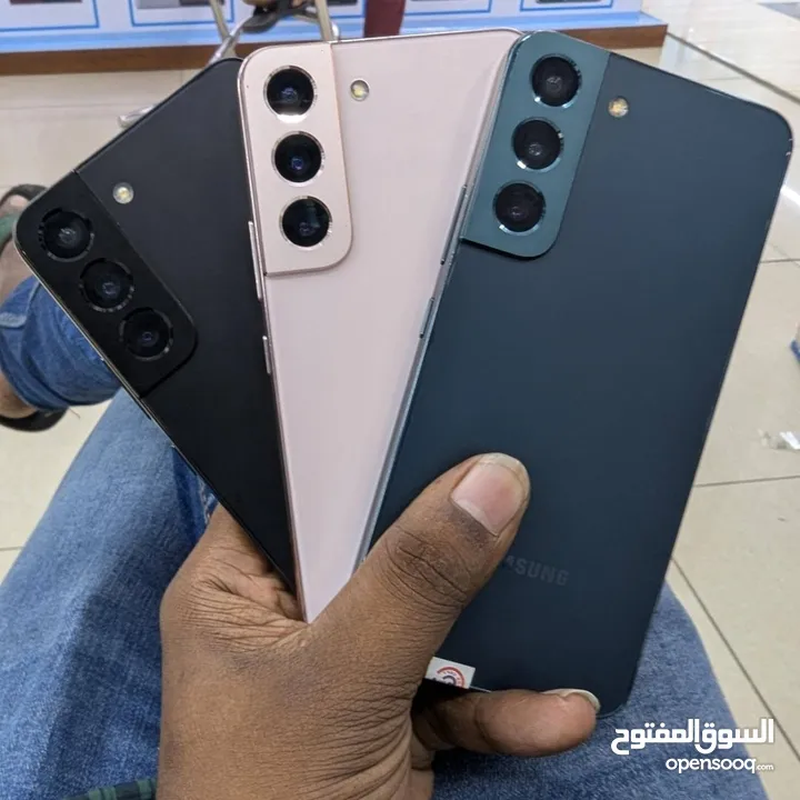 مستعمل  Samsung 5G S22  رام 16 جيجا 128 بدون خط واي فاي امريكي  هدية شاحن الاصلي متوفر توصيل