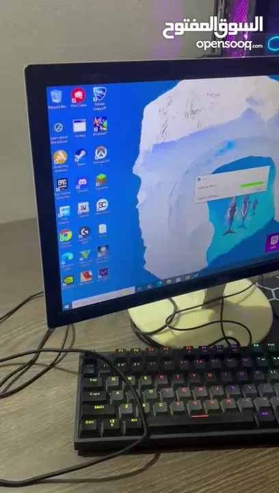 كمبيوتر جيمينج كامل مكمل بسعر ناار