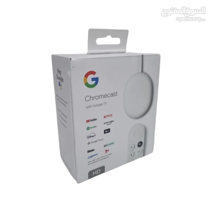 Google HD Chromecast with Google TV - 1080p كرومكاست جوجل مع ريموت