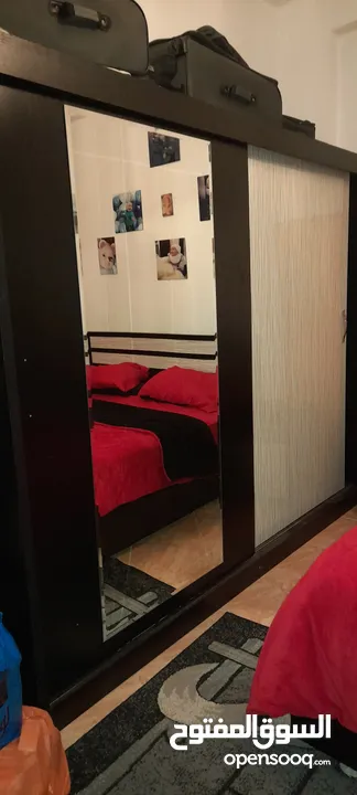 غرفه نوم مجوز مع فرشه زمبركيه تواليت وكودادينات