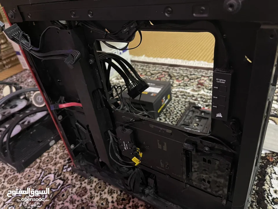 USED Gaming PC Case, Liquid Cooler 240mm, Corsair Case, Coolers Fans, Segotep 1250W & Xigmatek 850W