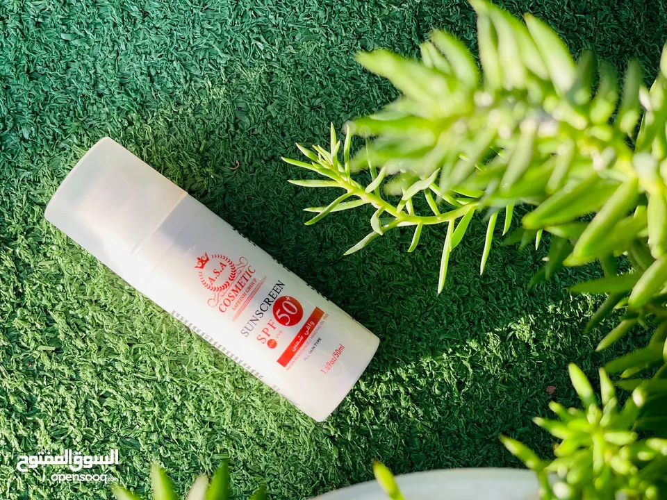 واقي الشمس a.s.a الاصلي يحتوي على 5 فلاتر للحماية من أشعة الشمس .spf 50 . متوفر منه مع تفتيح أو بدون