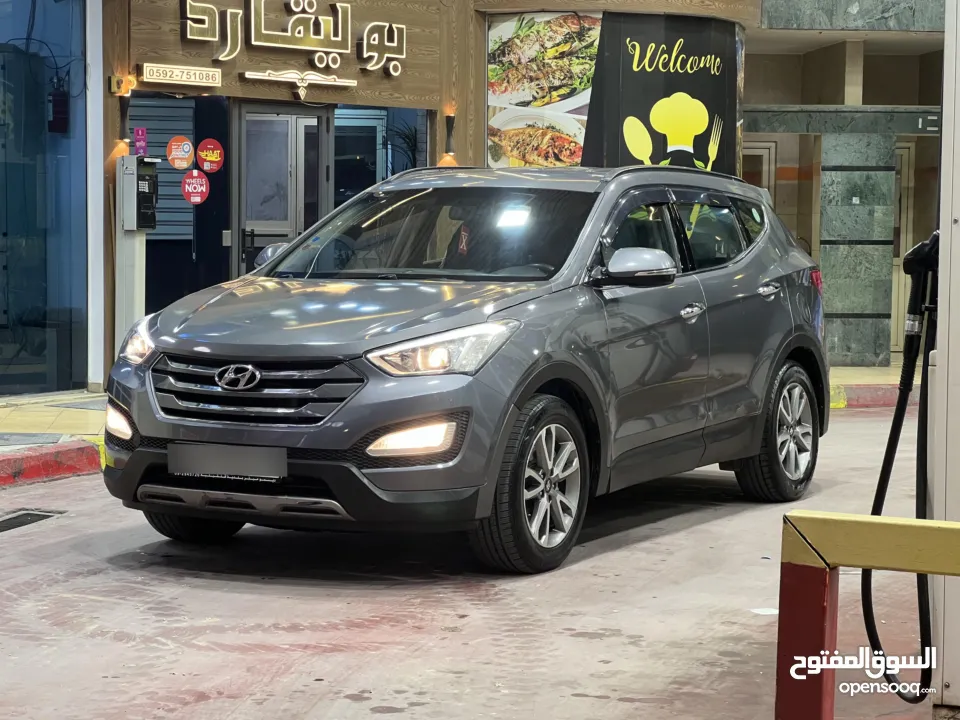 هونداي سنتافيه 2015 مطور 2000 ديزل اتوماتيك فل الفل بدون فتحه بسعررررر 66000 الف بسعرررر حرررق