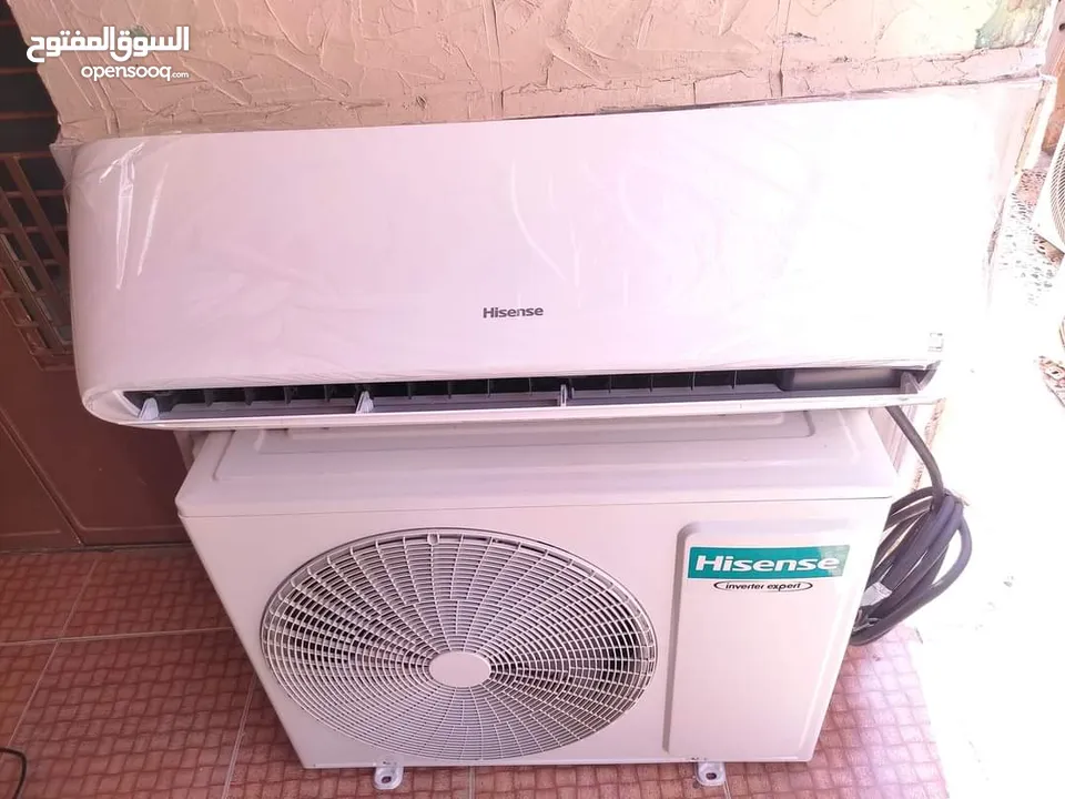 للتميز عنوان مكيف هايسنس المكينة الالمانية 2طن فل انفيرتر بحال الوكالة