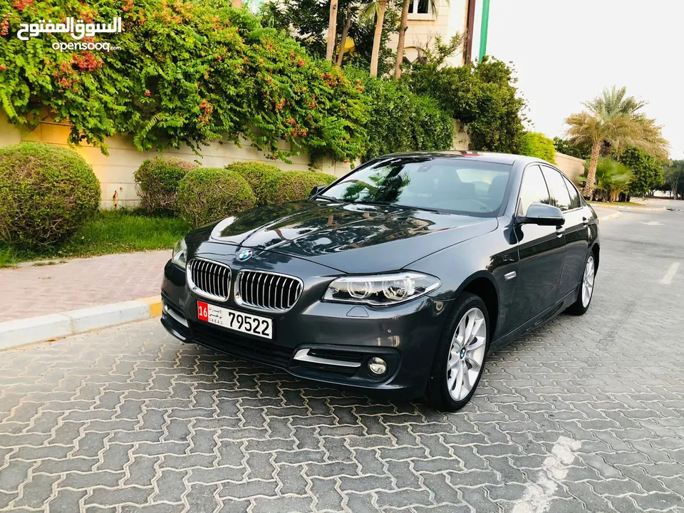 ‏BMW 528i موديل 2016 فل اضافات بحالة ممتازة  Bmw 528 i 2016 full option very clean car