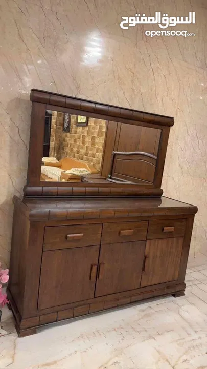 غرفة فة سفره 6 كراسي خشب بلوط وتك