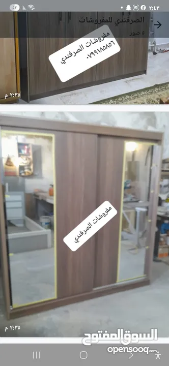 خزائن ملابس خشب لامنيت 18م تفصيل حسب الطلب والمقاس  جميع الوان جودة عالية