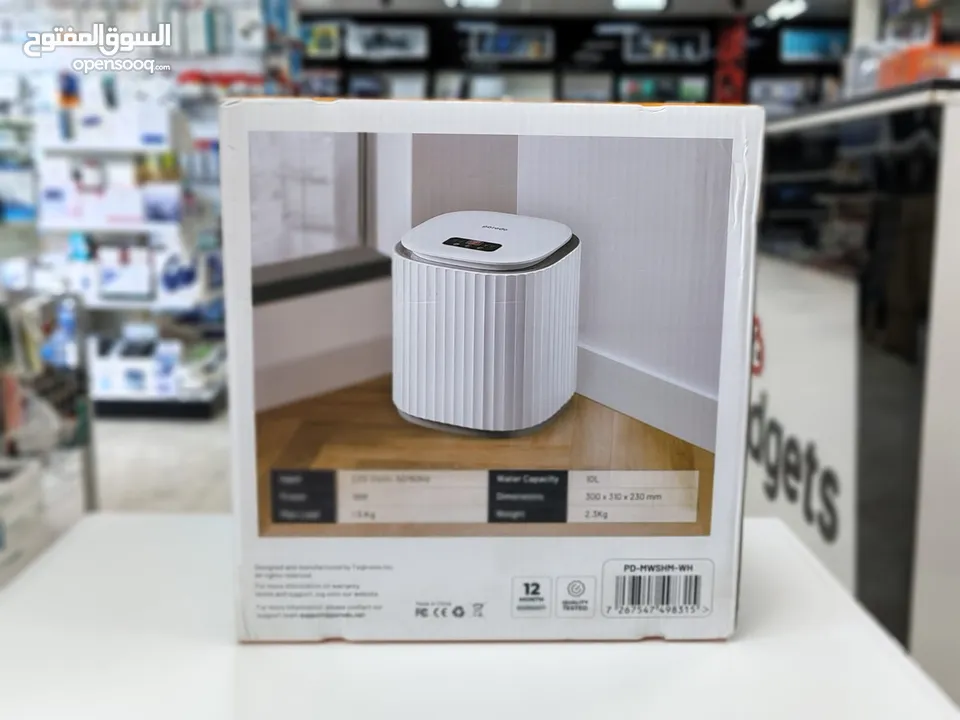 Porodo LifeStyle Mini Washing Machine - White ( BRANDNEW )