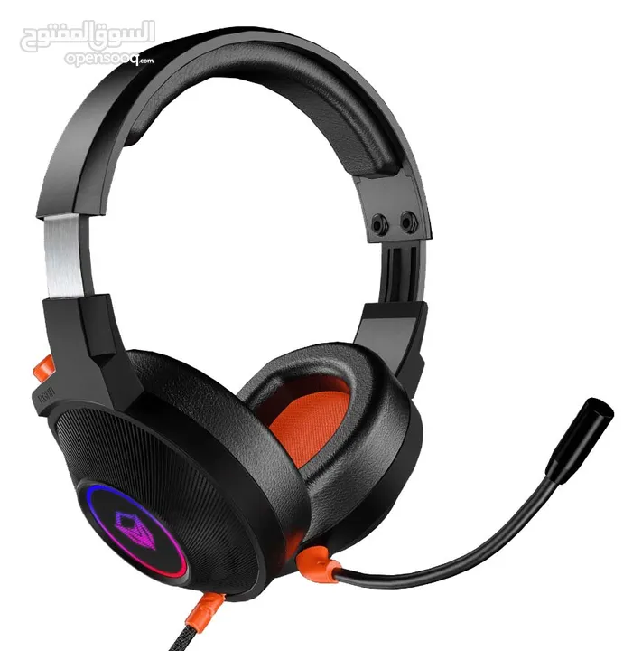 Meetion HP012 RGB 7.1 Virtual Surround Sound Gaming Headset USB سماعات جينمغ العاب