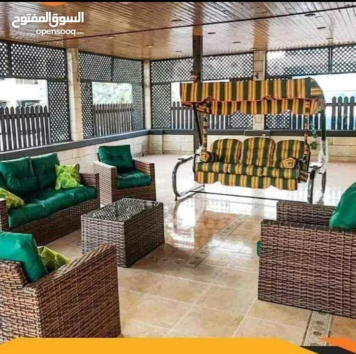 عروض على أطقم رتان الخماسي فقط 1115 شامل التوصيل داخل عمان والزرقاء