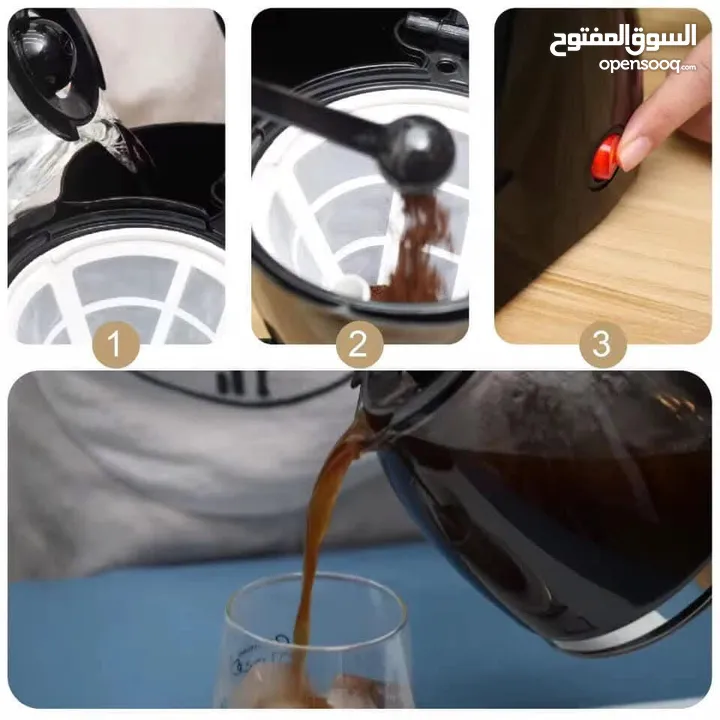 ماكينة تحضير القهوة سونيفر سعة 750 مل لتحضير ما يصل إلى 6 أكواب من القهوة، وهي مثالية للمنازل الصغير