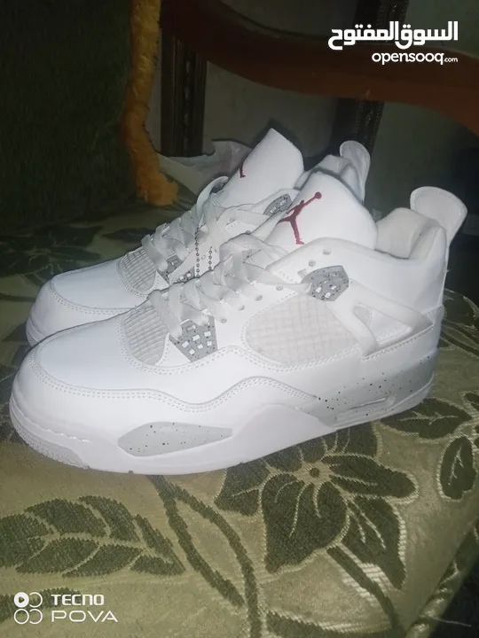 Jordan 4 Retro White Oreo (2021) نايك جوردن 4 بسعر مغري جداا بدل ال50 فقط 25