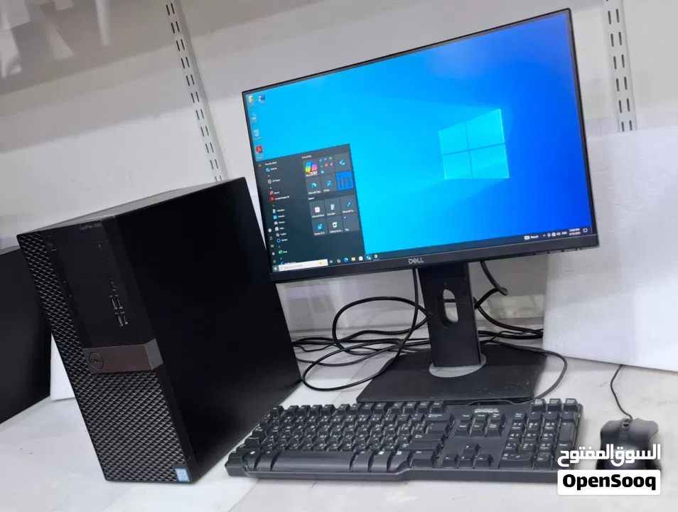 DELL Core i5 9th Generation Computer Set 23" Full HD Monitor 16GB DDR4 RAM  Ready Win 11 + Office 24