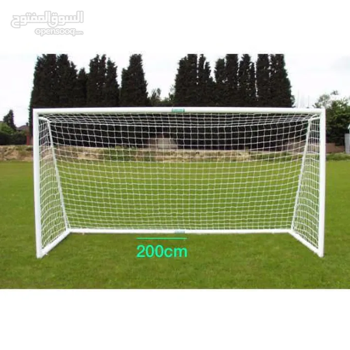 footbal goal post steel meterial size 150*200cm set