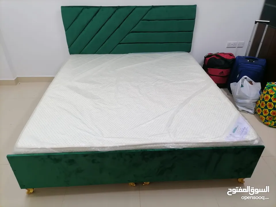 كامل مع الدوشك سرير بالوان واسعار مميزة