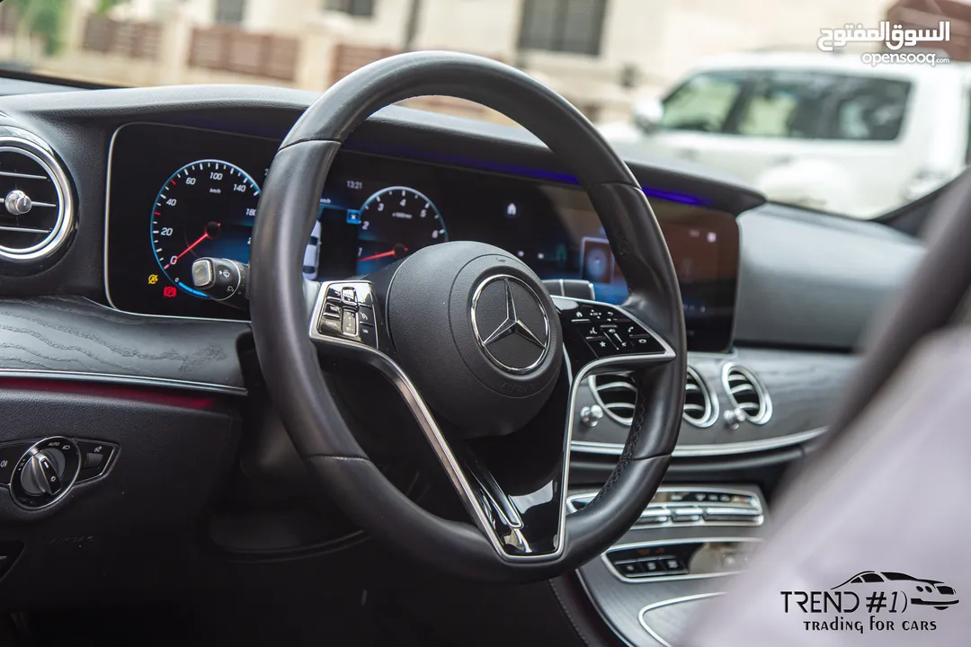 Mercedes E200 2021   السيارة وارد المانيا و قطعت مسافة 55,000 كيلو متر فقط