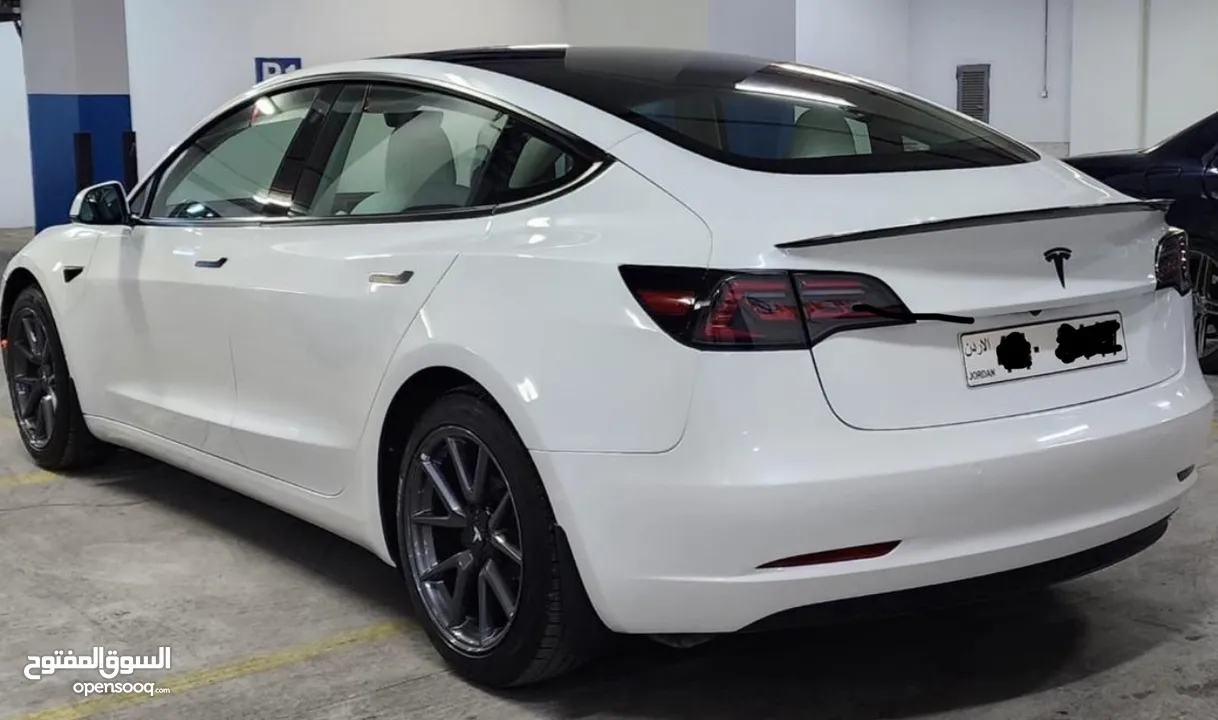 تيسلا 2021 ستاندرد بلس Tesla لون لؤلؤي مميز ممشى قليل