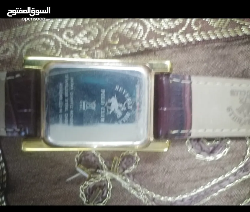 ساعة ماركة بولو تم شراءها من الخطوط الجوية السعودية لون بني استخدام بسيط جدا....