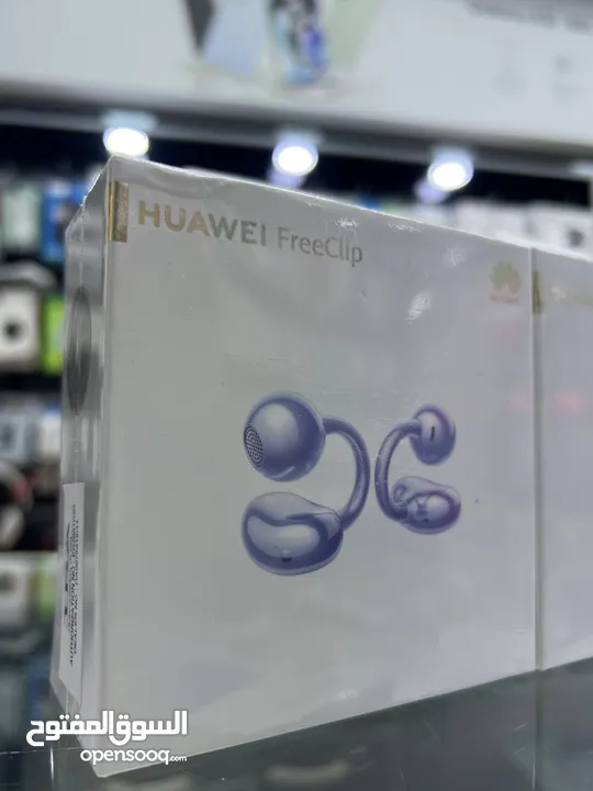 سماعات هواوي فري كليب الجديدة  Huawei FreeClip AirPods  سماعات بلوتوث ( كمية محدودة جدا اخر حبتين )
