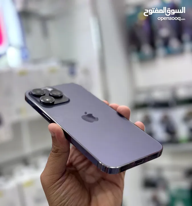 عرض خااص : iPhone 14 pro max 256gb هواتف نظيفة جدا بحالة الوكالة مع ضمان و ملحقات و بأقل سعر