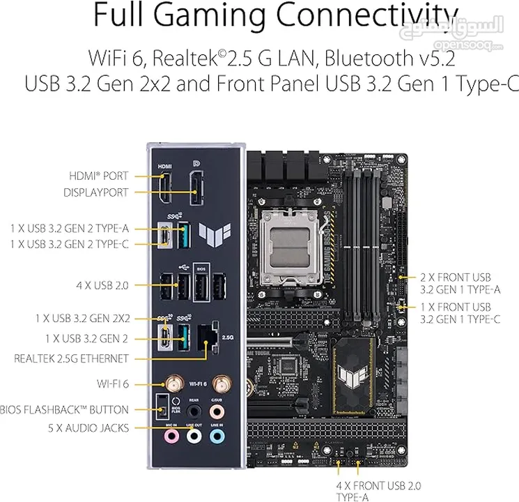مذربورد ASUS TUF Gaming B650-PLUS