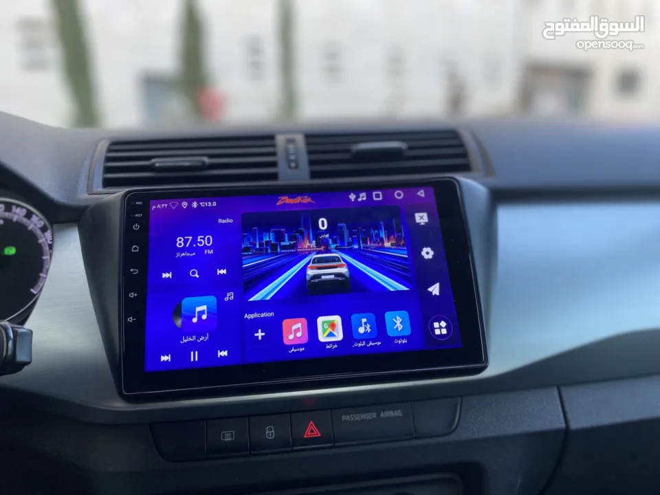 سكودا فابيا مميزة جداً .. اوتوماتيك .. داخلية لون بيج مميزة .. الشكل الجديد