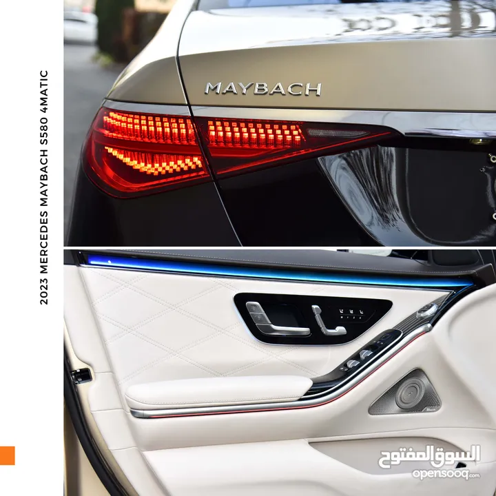 مرسيدس مايباخ وارد وكفالة الوكالة 2023 Mercedes Maybach S580 4MATIC