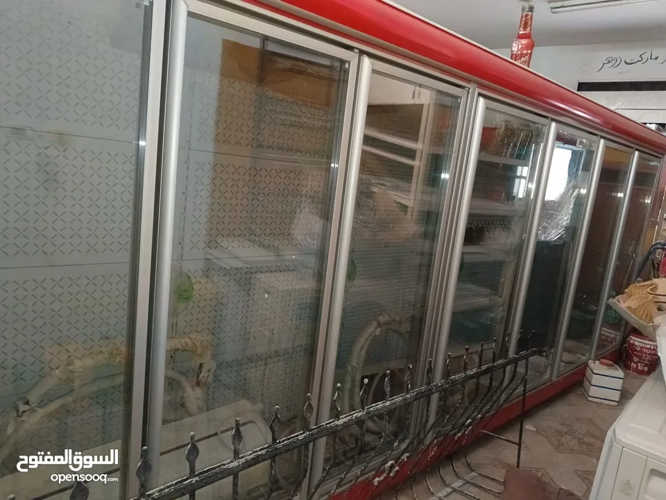 ثلاجه 6 ابواب بحاله ممتازه جداً