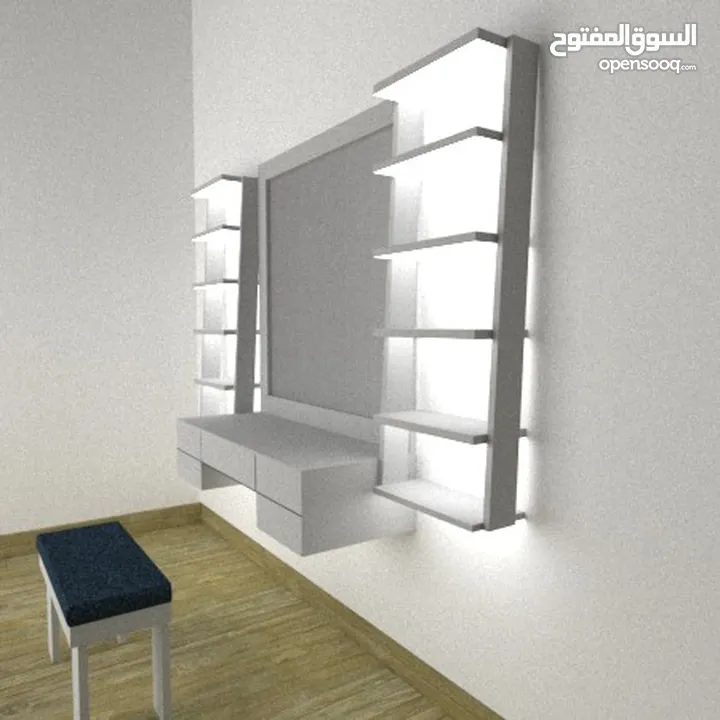 مهندس تصميم داخلي ديكور تجاري، اثاث منزلي. مطابخ