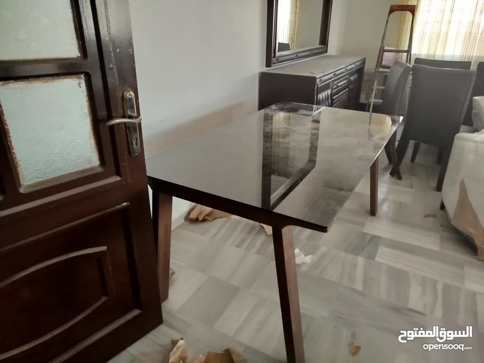 طاولة سفرة قزاز 6 مقاعد