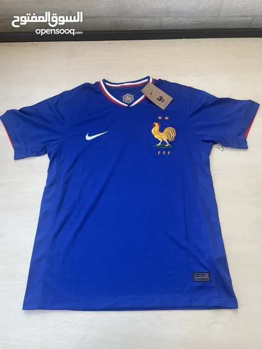 تيشيرت منتخب فرنسا ازرق L نايكي جديد France Nike jersey