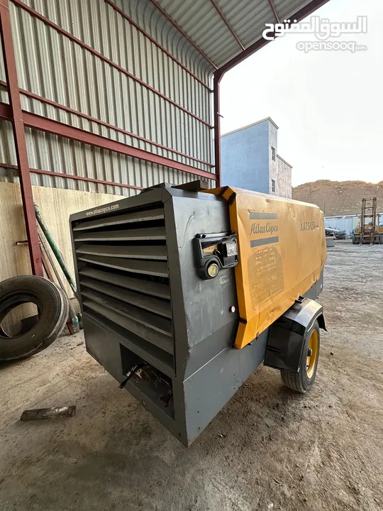 كمبريسر هواء بحالة ممتازة  AIR  COMPRESSOR 800CFM//10bar Engine Make   /CAT c7