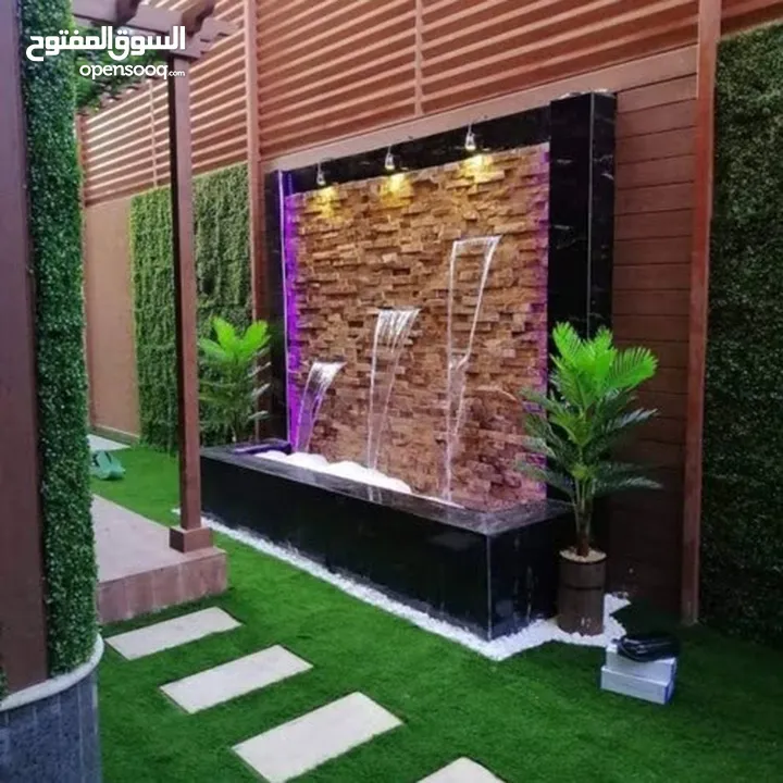 تصميم نوافير ماء جدارية عصرية دقة في العمل والمواعيد استشارة مجانية اسعار ممتازة جدا لا للغلاء