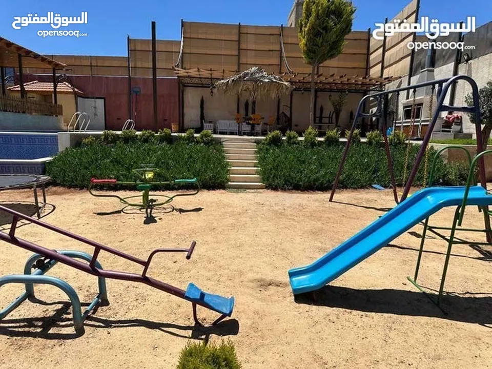 مزرعة وشاليه جنة النعيم بطريق المطار للايجار اليومي باسعار حرق و نظافة عاليه و مساحات كبيرة مع خدمات