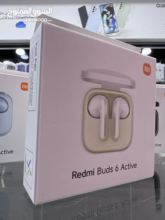 Mi Redmi Buds 6 Active سماعات شاومي الاصلية بودز 6 اكتف الجديدة  كفائة عالية وسعر اقتصادي للغاية