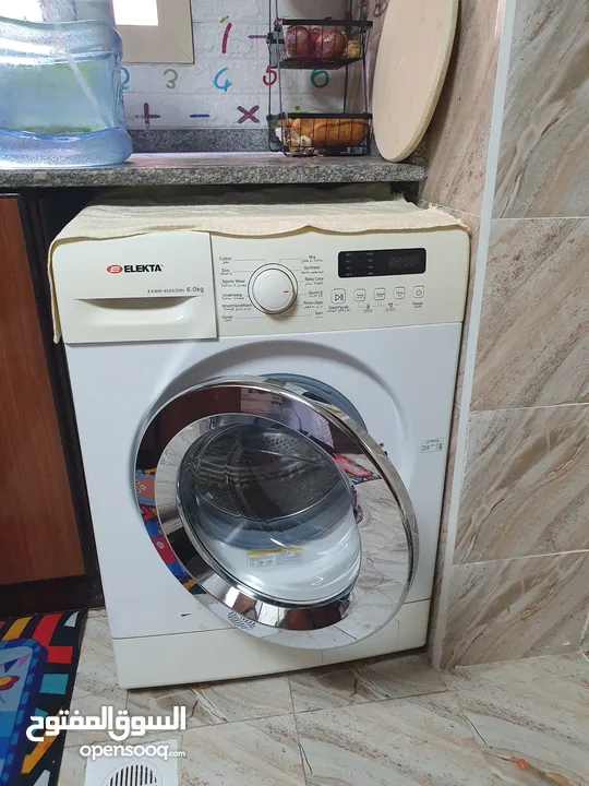 Good working washing machine 6kg Elekta brand