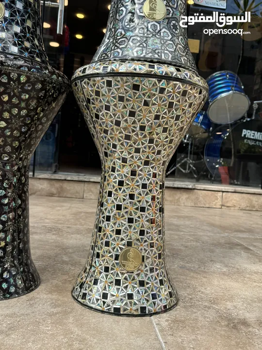 طبله جوهره الفن الصدف الازرق اعلى جوده وأعلى صنف