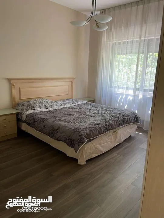 شقة مفروشة , ارضي ..  مع حديقة مميزة /  اعلان رقم (B93)