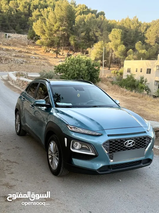 هيونداي كونا 2020  حالة الشركة  عداد 55  ألف فقط لون مميز