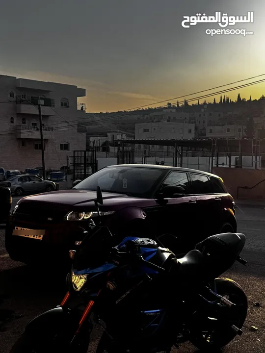 رينج روفر ايفوك نبيذي للبيع كاش او نص نص