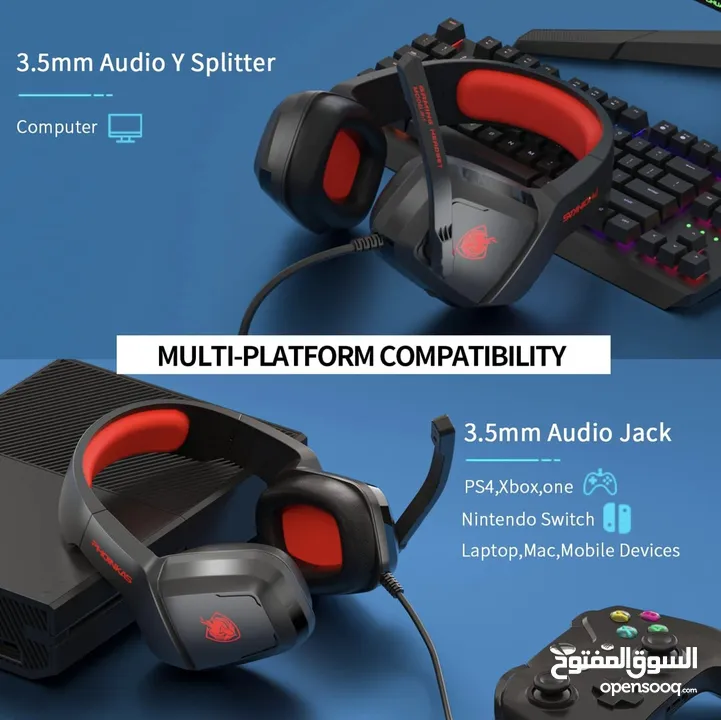 Gaming Headset Phoinikas H1 سماعه جيمنج