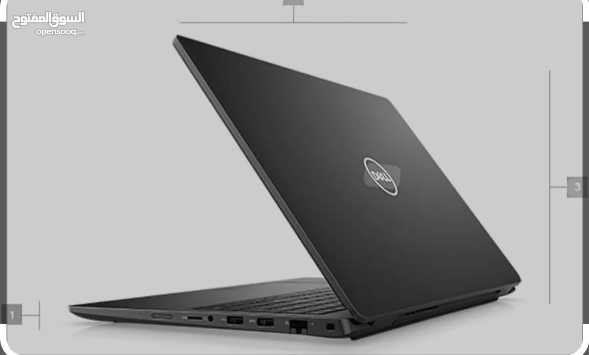 لابتوب ديل فوسترو آي ثري جيل 12 رام 8  هارد 512   15.6 DELL VOSTRO  3520 i3 13TH VGA