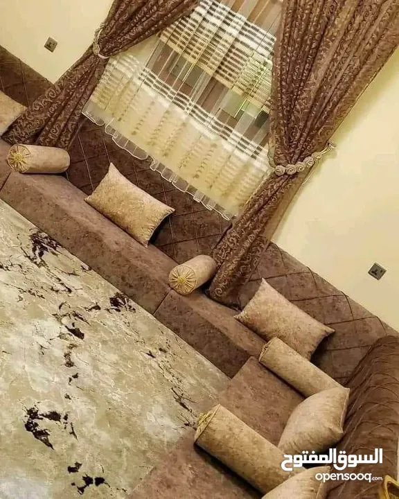 جلسة عربية جديدة تفصيل ضغط 16 مع هدية 6قرن إسفنج سكني نخب أول مكفول 3 سنين