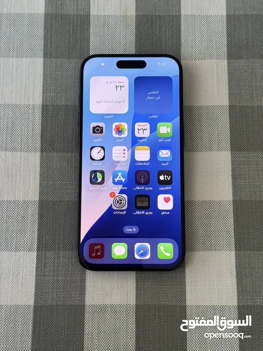 Iphone 15 pro blue 128GB used like new