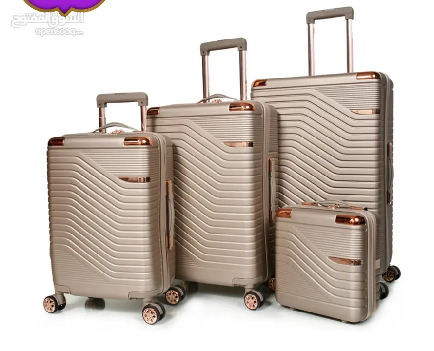 4 piece Travel bags Morano Rose gold bags - Medinah only