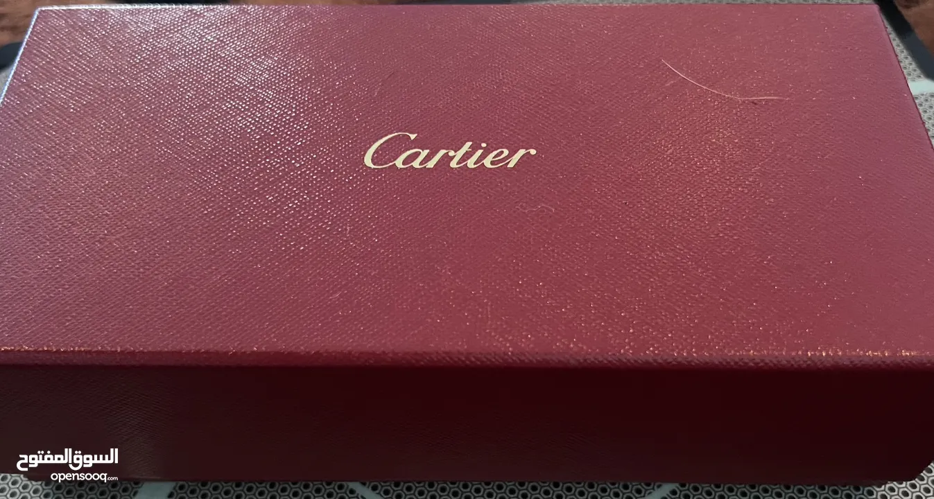 2 x Cartier Real, Genuine Pens. 1 x Silver & 1 Black & Gold Ballpoint Screw-tops - FROM US NYC