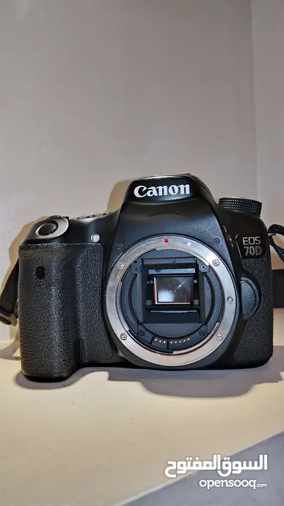 بكج تصوير احترافي متكامل – Canon 70D + عدسة 135mm + ترايبود + شنطة وفلاتر