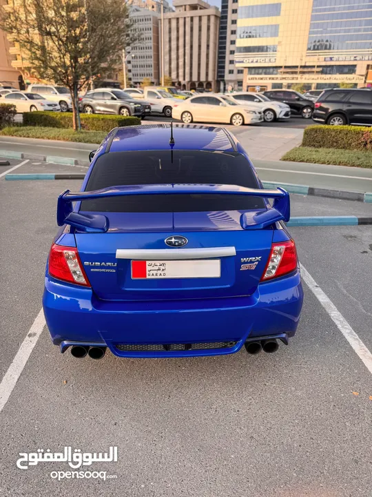 Urgent sale SUBARU WRX STI 2012 GCC SPEC MANUAL 400bhp Dubai