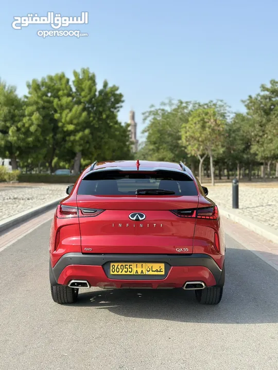 Qx55 2022 كوب داخل احمر