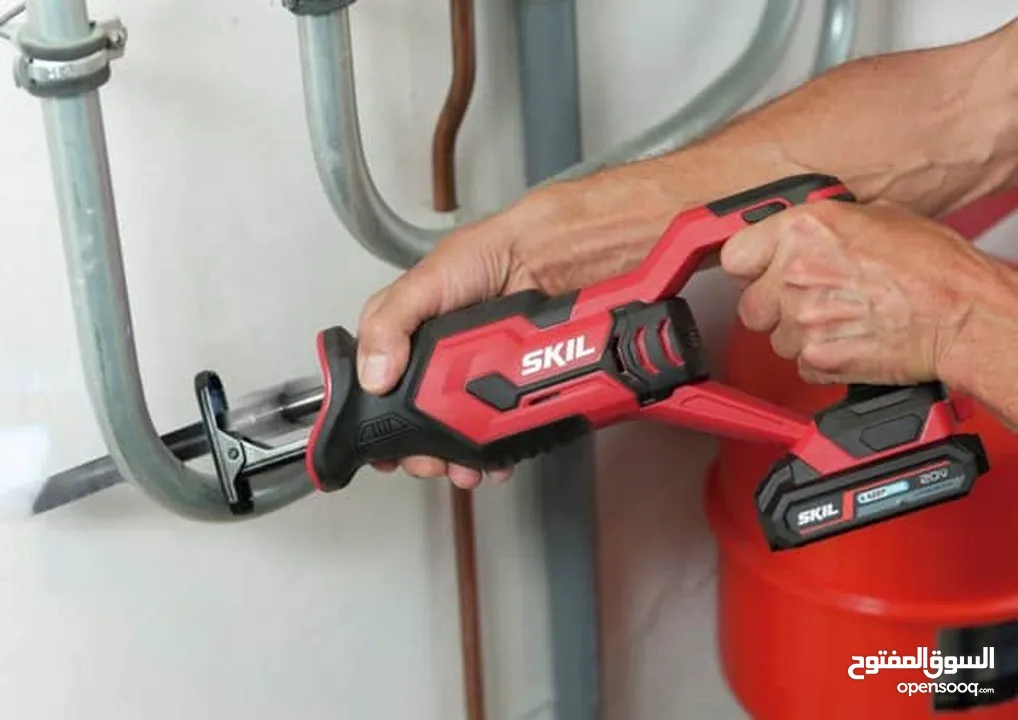 منشار ترددي قابل لإعادة الشحن بقوة 20 فولت لمختلف أعمال القطع skil